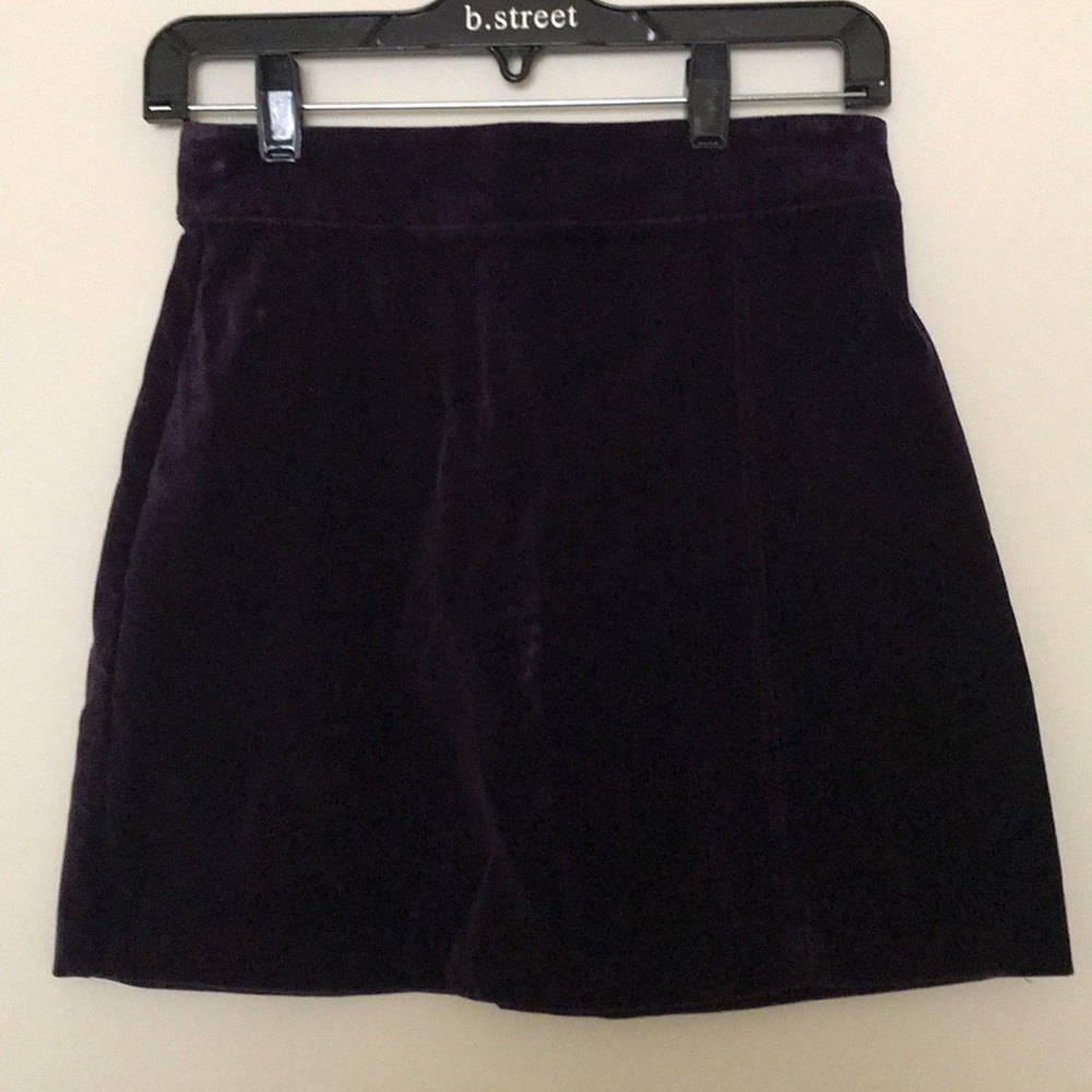 Purple Velvet Talbots Kids Skirt